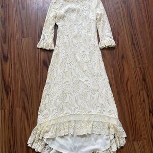 Dainty Jewells Cream Lace Dress